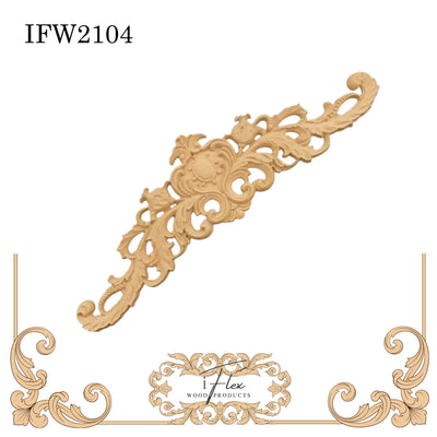 Decorative Center Applique Embellishment - IFW 2104