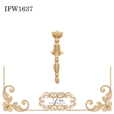 Decorative Drop Applique IFW 1637