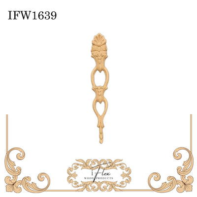Decorative Drop Applique IFW 1639