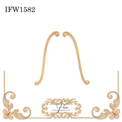 Decorative Drop Pair IFW 1582