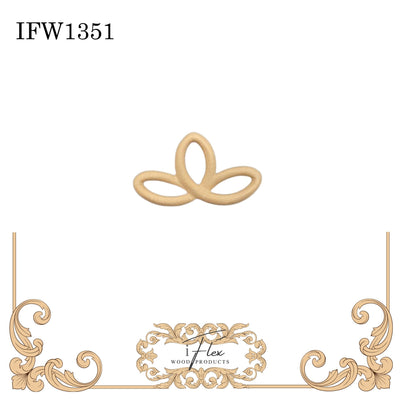 Decorative Plume Trinity Knot IFW 1351