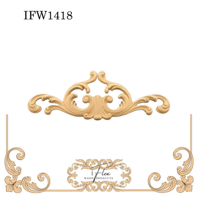 Decorative Scroll Plume IFW 1418