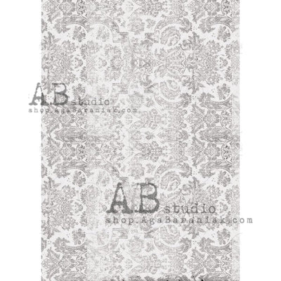 Distressed Horizontal Wallpaper Decoupage Rice Paper A4 Item No. 0517 by AB Studio