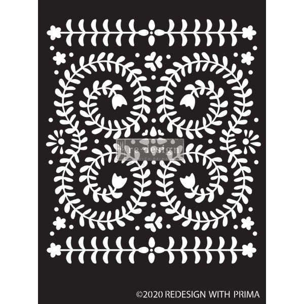 Elegant Vine Stencil Redesign with Prima Size 9 elegant-vine-stencil-redesign-with-prima-size-9-13-5-all-paint-products