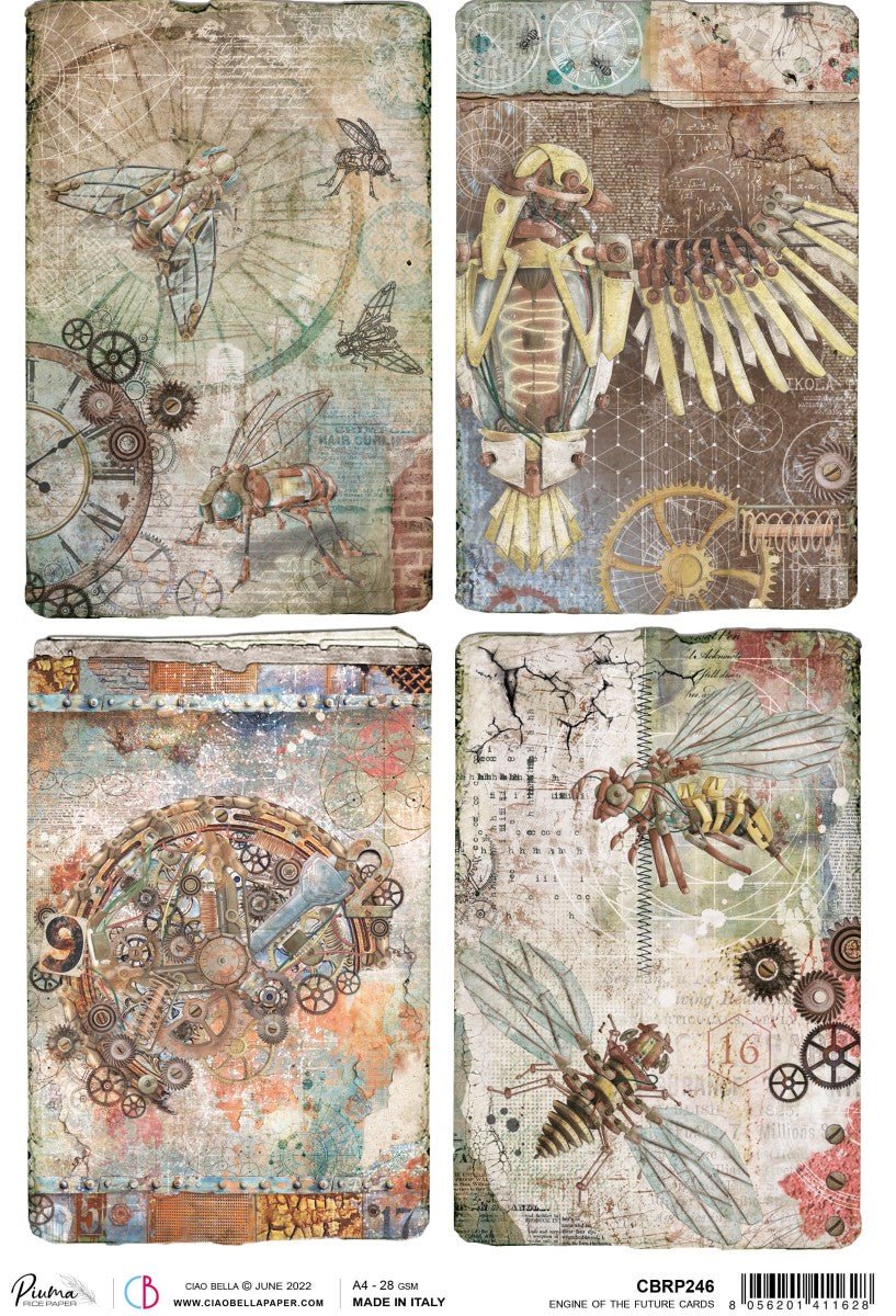 A4 Decoupage Rice Paper – Tagged "Engine of the Future Cards"– All ...