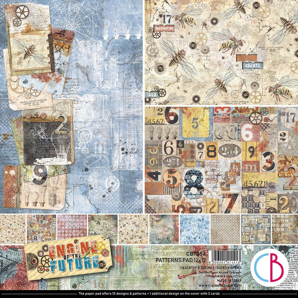 Scrapbooking paper Never-never land- sheet 8 - I Believe - 12x12