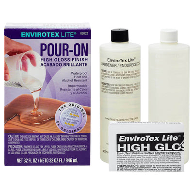 Envirotex Lite - Pour-On High Gloss Finish - 32 OZ FL