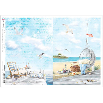 Find your Happy Place - A4 Rice Paper Sound of Summer Ciao Bella Collection