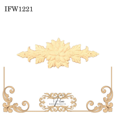 Flower Leaf Pediment IFW 1221