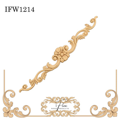 Flower Scroll Centerpiece IFW 1214