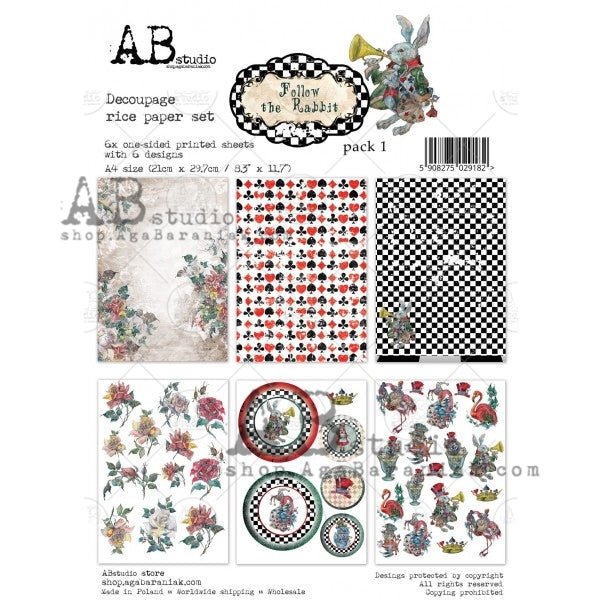 AB Studio Decoupage Rice Paper Sets – All Paint Products
