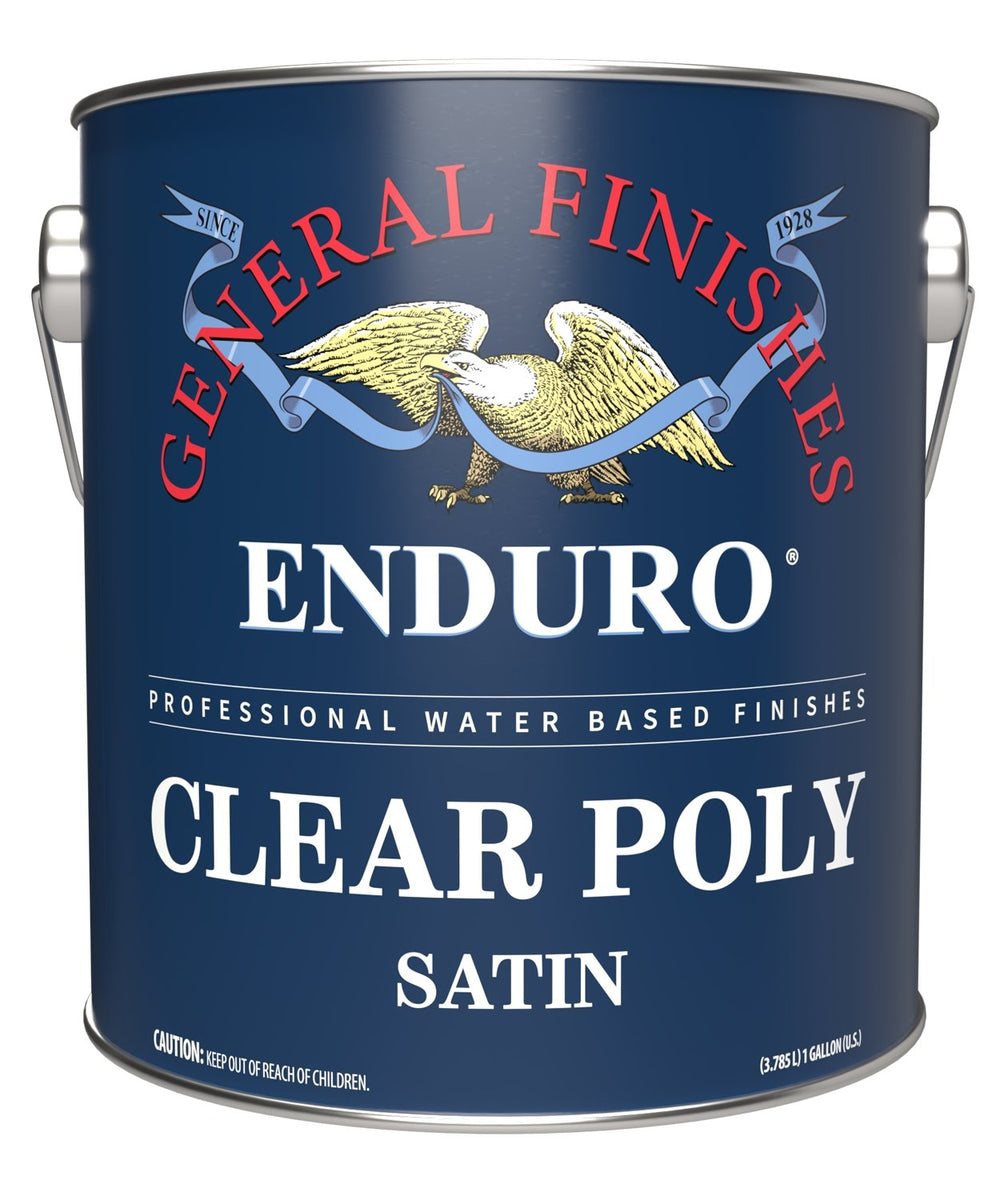 General Finishes Enduro Clear Poly Satin All Paint Products