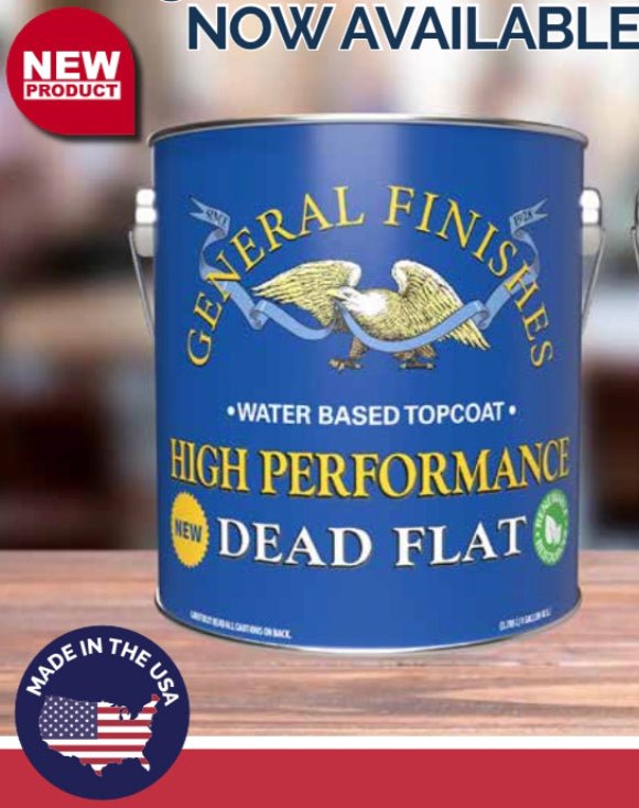General Finishes High Performance Dead Flat Topcoat (NEW!) All Paint