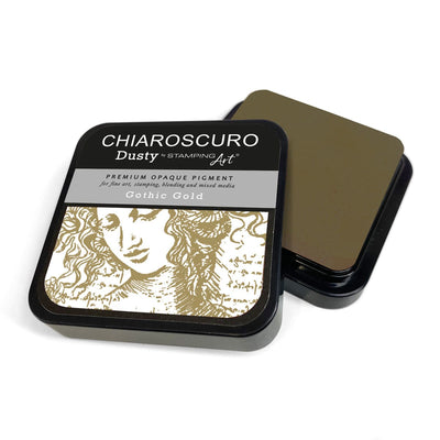 Gothic Gold Chiaroscuro Dusty Ink Pad