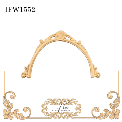 Half Mirror Arch Applique IFW 1552