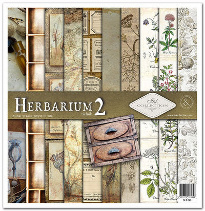 Herbarium 2 Scrapbooking Paper Set 12.2x12.6 10/Pkg by ITD Collection