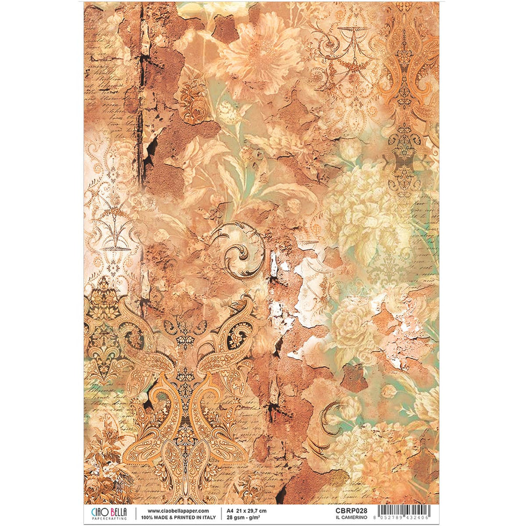 Ciao Bella A5 Rijstpapier Kunstset - 8 Vellen Rijstpapier Voor Collage En Mixed Media