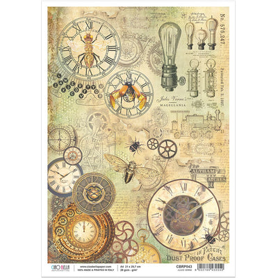 Jules Verne - A4 Rice Paper Voyages Extraordinaires Ciao Bella Collection