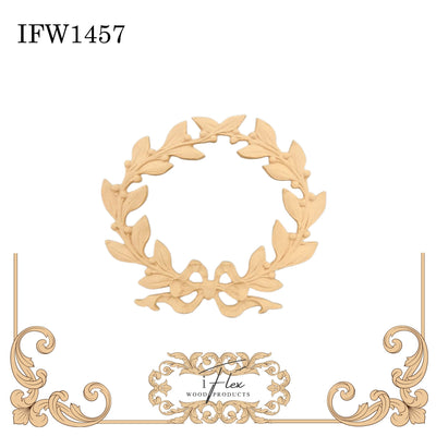 Laurel Wreath Applique IFW 1457