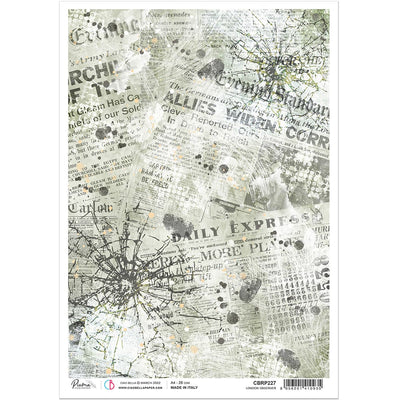 London Observer - A4 Rice Paper Enigma Ciao Bella Collection