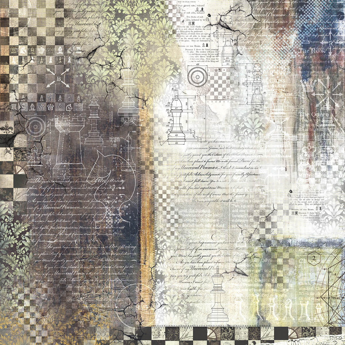 Call Paint London's Calling Patterns Pad 12x12 8/Pkg plus 1 free deluxe sheet by ...