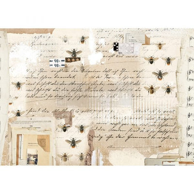 Mysterious Notes Decor Rice Paper 11.5" x 16.25"