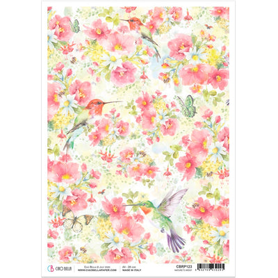 Nature's midst - A4 Rice Paper Microcosmos Ciao Bella Collection