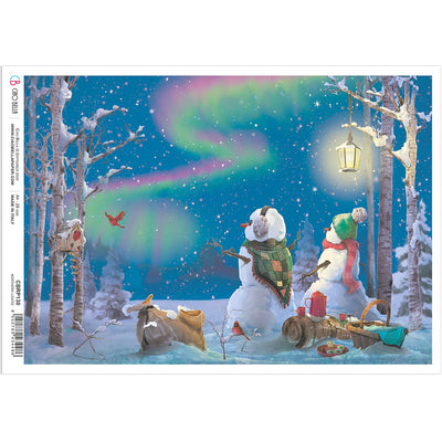 Northern Lights - A4 Rice Paper Northern Lights Ciao Bella Collection