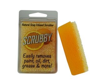 Orange Scrubby Soap