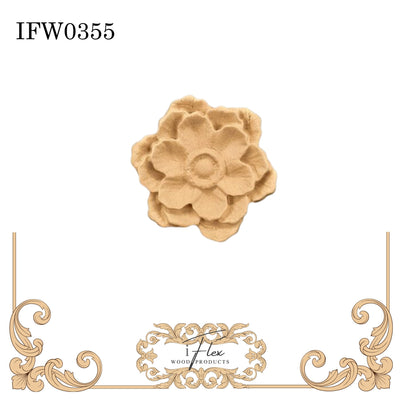 Petal Flower Rosette IFW 0355