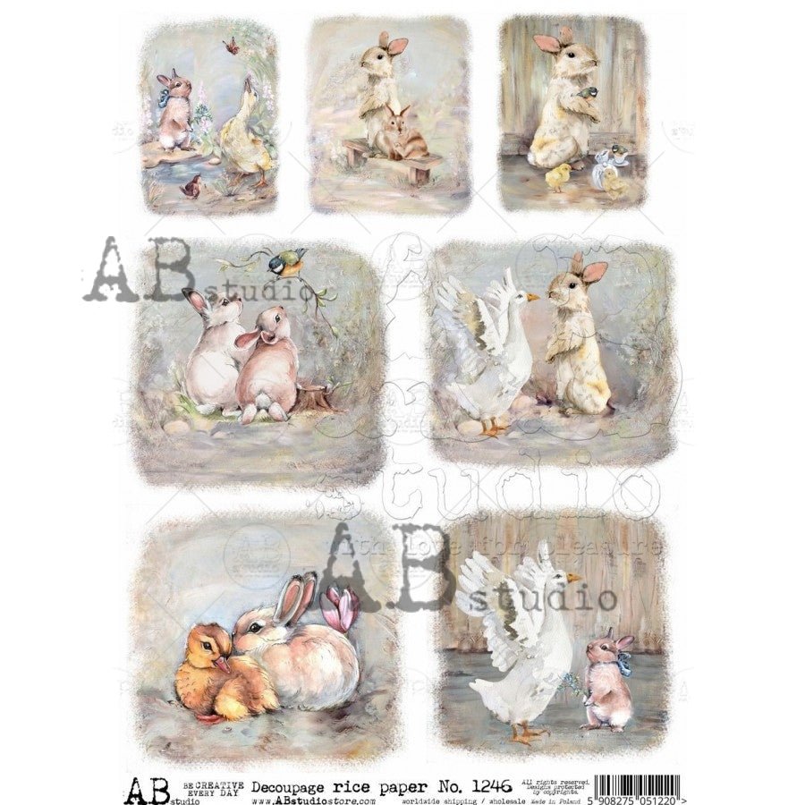 AB Studio Decoupage, Glam, Gilded and Scrapbooking Papers – All Paint ...