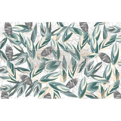 Radiant Eucalyptus Decoupage Decor Tissue Paper Redesign with Prima