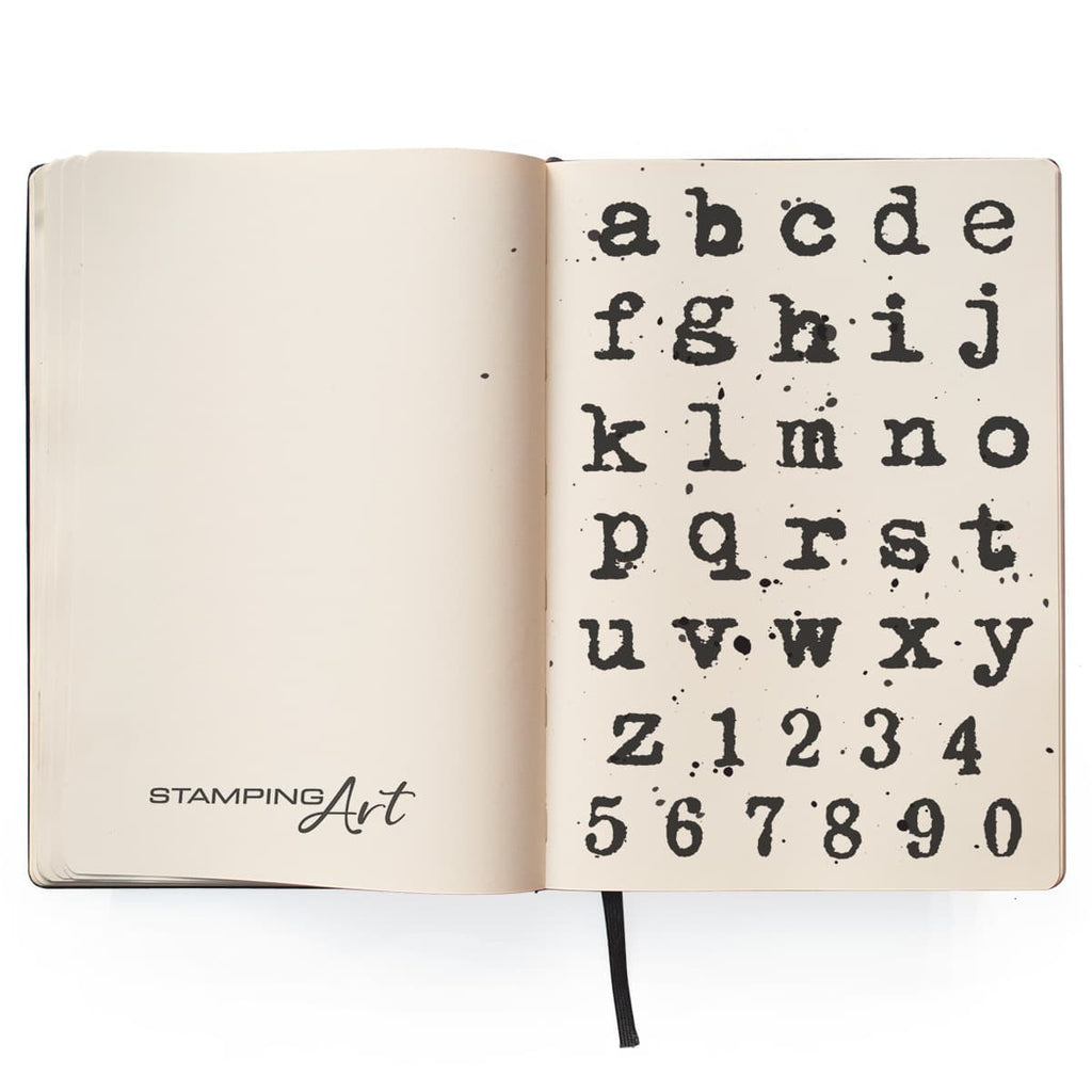 Remington Lowercase Alphabet Clear Stamp 4x6 by Ciao Bella Stamping Ar –  All Paint Products