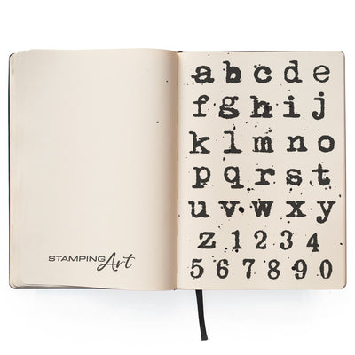 Remington Lowercase Alphabet Clear Stamp 4x6 by Ciao Bella Stamping Art