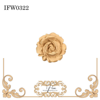 Rose Flower Moulding IFW 0322