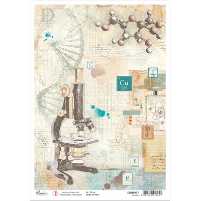 Science - A4 Rice Paper Sign of the Times Ciao Bella Collection
