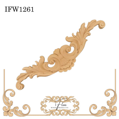 Scroll Centerpiece Pediment IIFW 1261