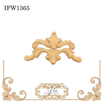 Scroll Pediment IFW 1365