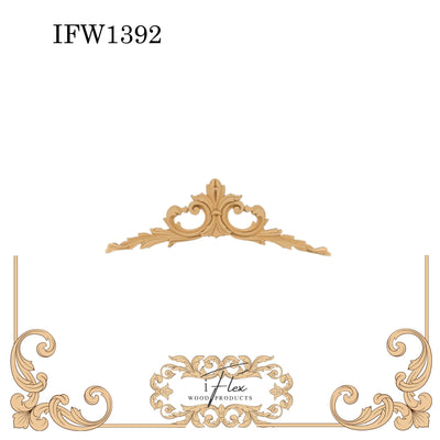 Scroll Pediment IFW 1392
