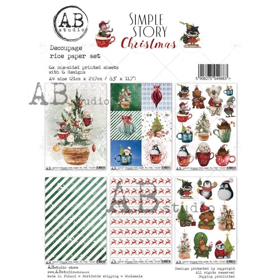 AB Studio Decoupage Rice Paper Sets – All Paint Products