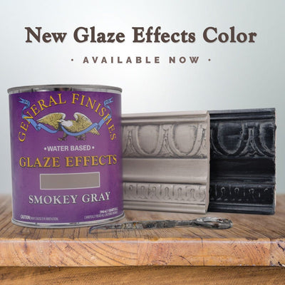 Smokey Gray Glaze Effects General Finishes