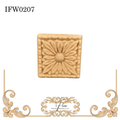 Square Flower Moulding IFW 0207