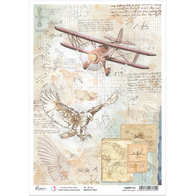 Study of flight - A4 Rice Paper Sign of the Times Ciao Bella Collection