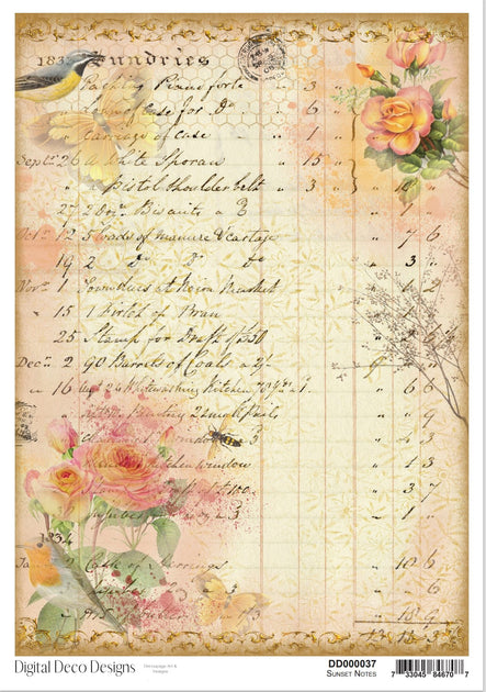 Decoupage Rice Paper A4 by Digital Deco Designs – Tagged 