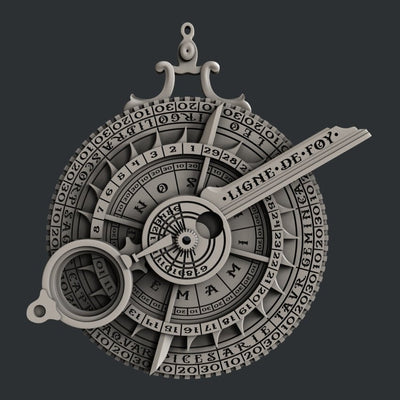 The Astrolabe silicone mold by Zuri