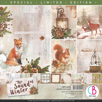 The Sound of Winter Limited Edition Paper Pad 12x12 12/Pkg by Ciao Bella