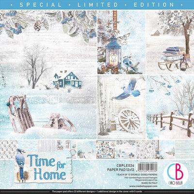 Time for Home Limited Edition Paper Pad 12x12 12/Pkg by Ciao Bella