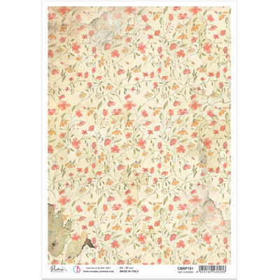 Tiny flowers - A4 Rice Paper Aesop's Fables Ciao Bella Collection