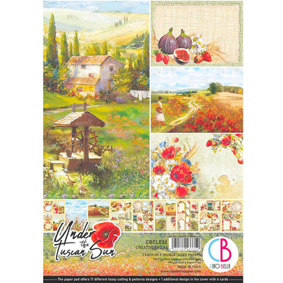 Under the Tuscan Sun Creative Pad A4 9/Pkg by Ciao Bella