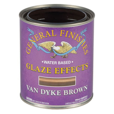 Van Dyke Brown Glaze Effects General Finishes